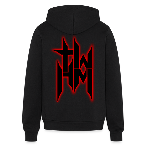 TWHM Flagship Bella + Canvas Unisex Full Zip Hoodie - black