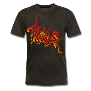 Men's The World Hates Me Fire T-Shirt - mineral black