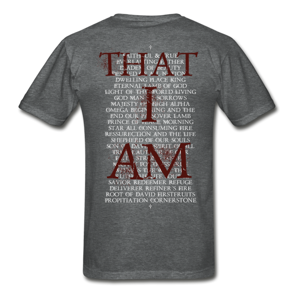 Men's Names Of God T-Shirt - deep heather