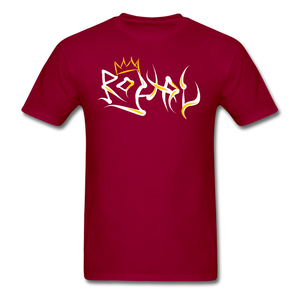 Men's Royal T-Shirt - dark red