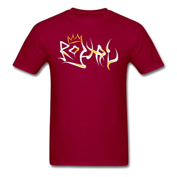 Men's Royal T-Shirt - dark red
