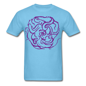 Men's Eternal Purple Letter - aquatic blue