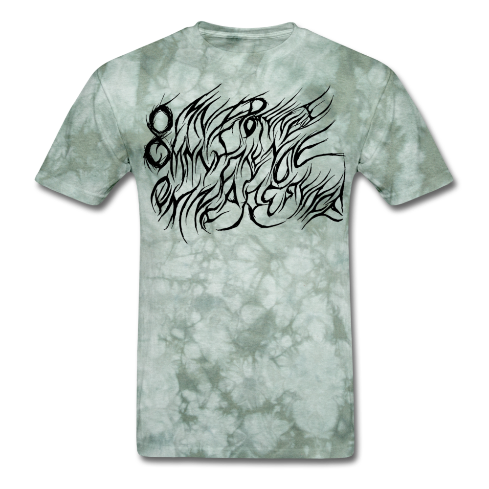 Men's T-Shirt - military green tie dye