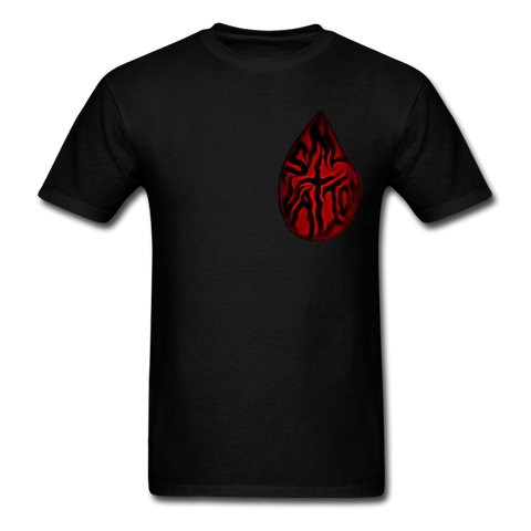 Men's Salvation Blood Drop T-Shirt - black