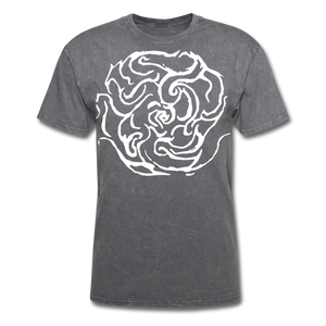 Men's Eternal White Letter T-Shirt - mineral charcoal gray