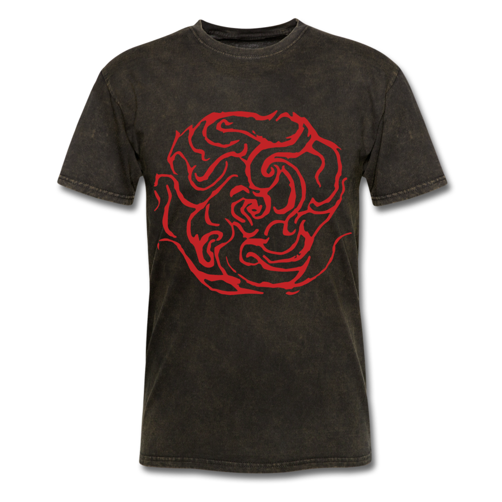 Men's Eternal Red Letter - mineral black