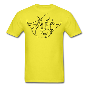Men's Saved Black Letter - yellow