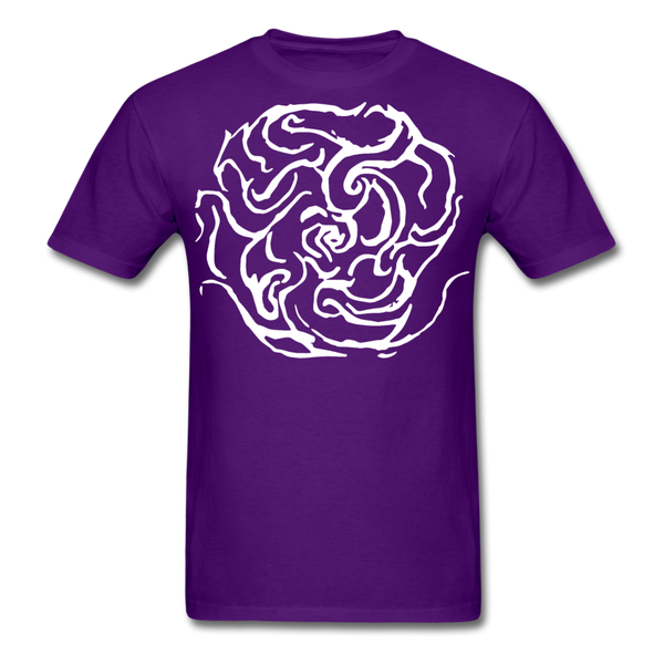 Men's Eternal White Letter T-Shirt - purple