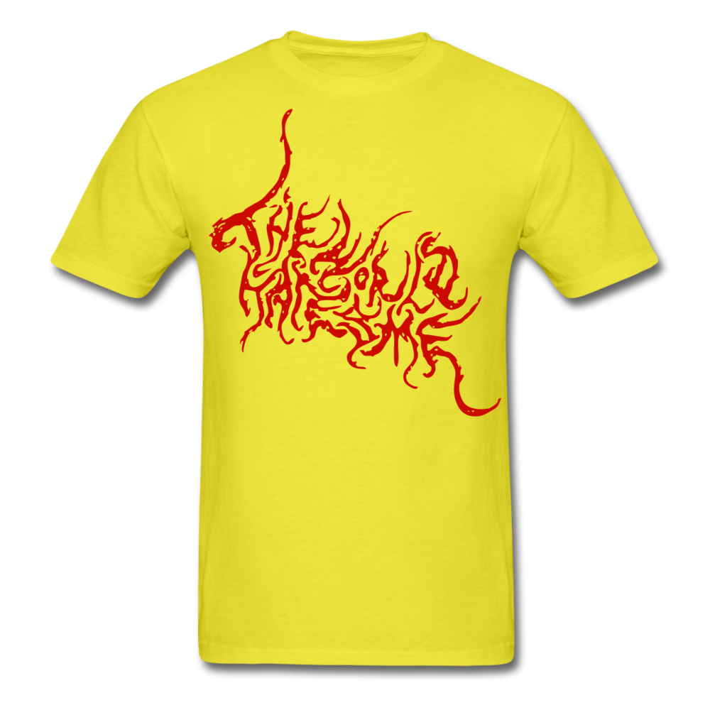Men's The World Hates Me Red Letter - yellow