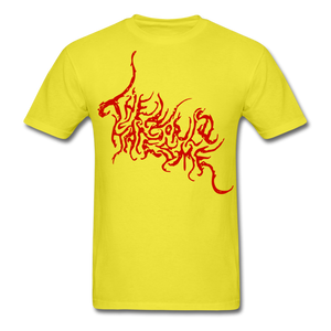 Men's The World Hates Me Red Letter - yellow