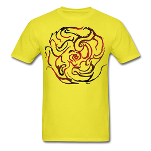 Men's Eternal Black Rose - yellow