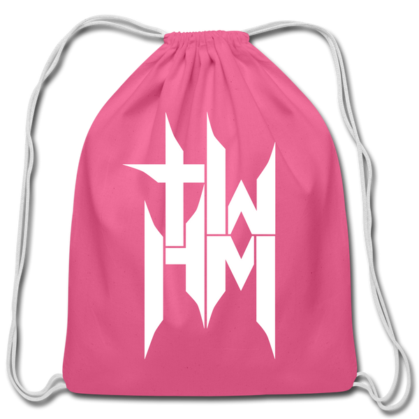 TWHM Cotton Drawstring Bag - pink