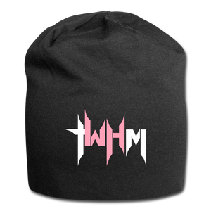 TWHM Jersey Beanie White + Pink Letter - black