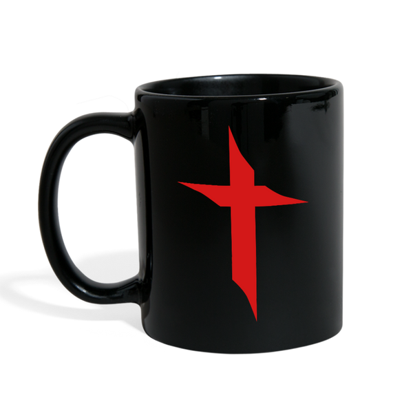 TWHM Black Coffee Mug White + Red Letter - black