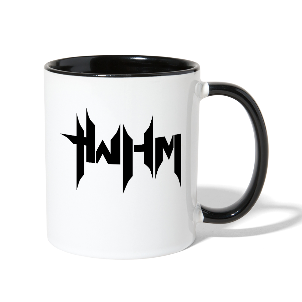 TWHM Contrast Coffee Mug Black Letter - white/black