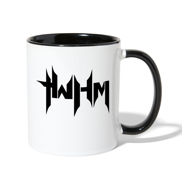 TWHM Contrast Coffee Mug Black Letter - white/black