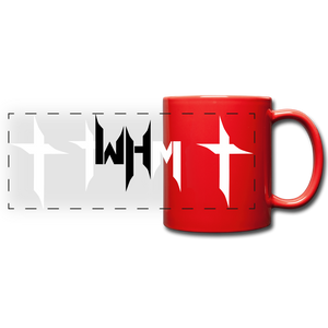 TWHM Red Panoramic Mug White + Black Letter - red