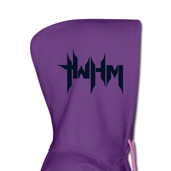 TWHM Full Logo Black Letter Women’s Premium Hoodie - purple