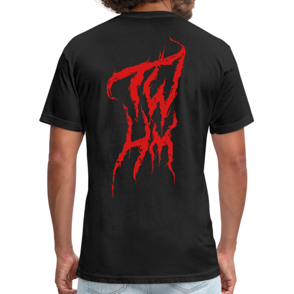 TWHM Fire Graffiti Next Level T-Shirt - black