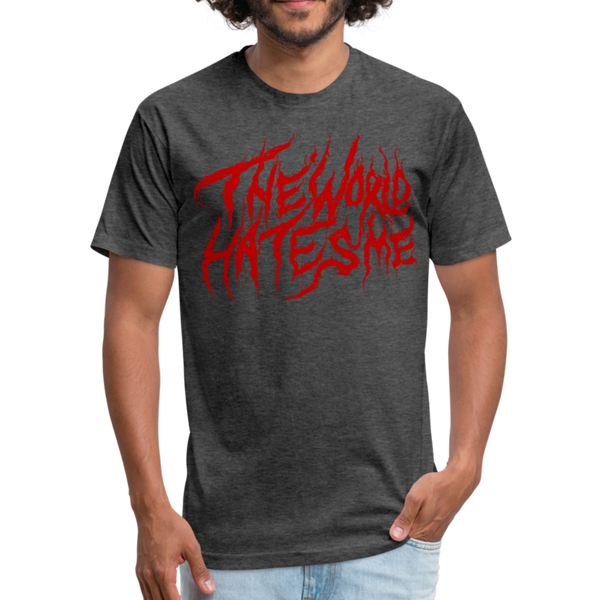 TWHM Fire Graffiti Next Level T-Shirt - heather black