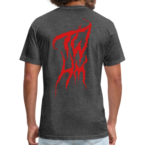 TWHM Fire Graffiti Next Level T-Shirt - heather black