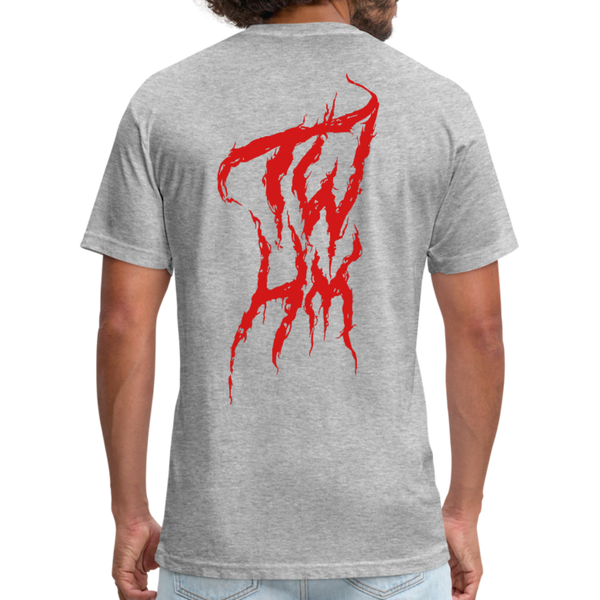 TWHM Fire Graffiti Next Level T-Shirt - heather gray