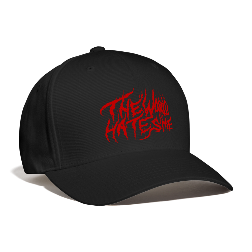 TWHM Fire Graffiti Baseball Cap - black