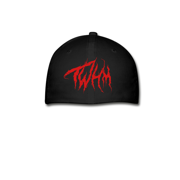 TWHM Fire Graffiti Baseball Cap - black