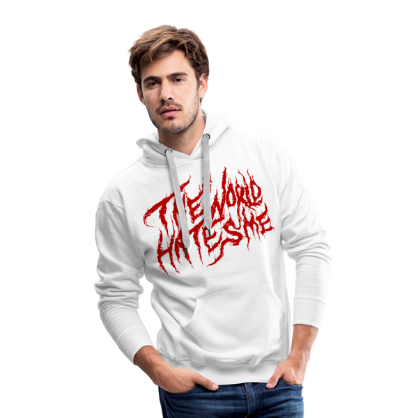 TWHM Fire Graffiti Premium Hoodie - white