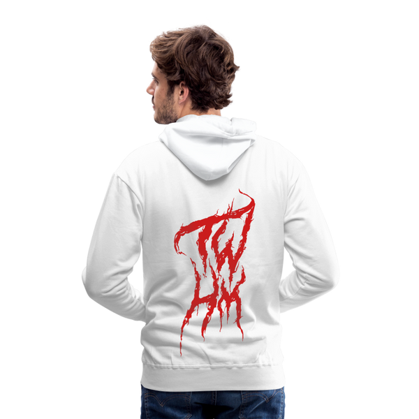 TWHM Fire Graffiti Premium Hoodie - white