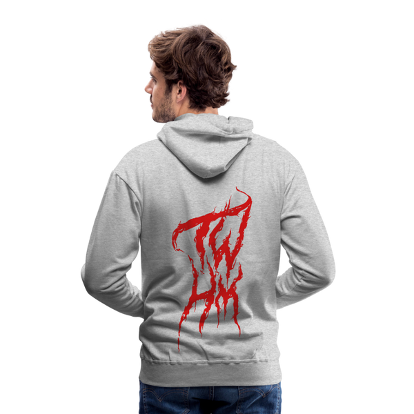 TWHM Fire Graffiti Premium Hoodie - heather gray