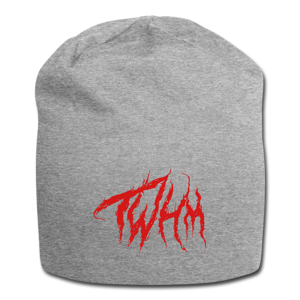 TWHM Fire Graffiti Jersey Beanie - heather gray