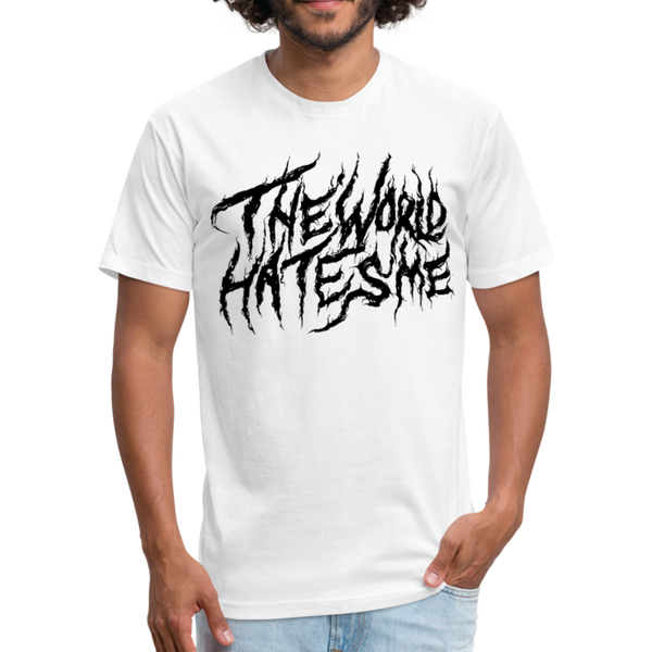 TWHM Fire Graffiti Fitted Cotton/Poly T-Shirt by Next Level - white