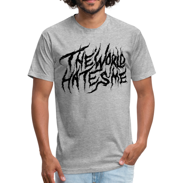 TWHM Fire Graffiti Fitted Cotton/Poly T-Shirt by Next Level - heather gray