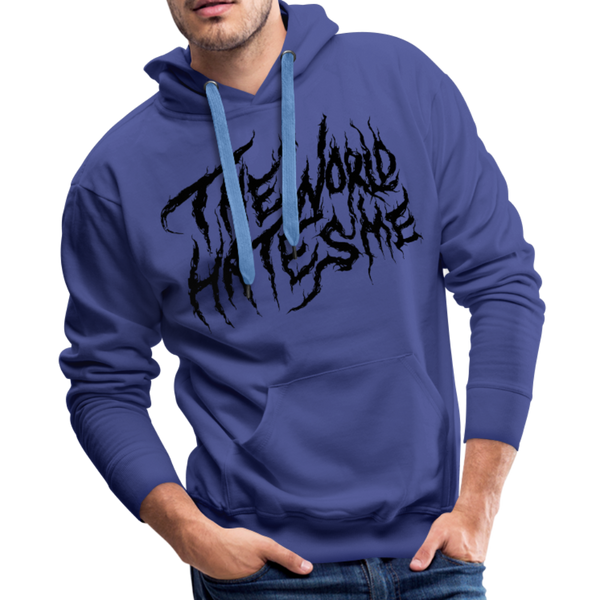 TWHM Fire Graffiti Black Letter Men’s Premium Hoodie - royalblue