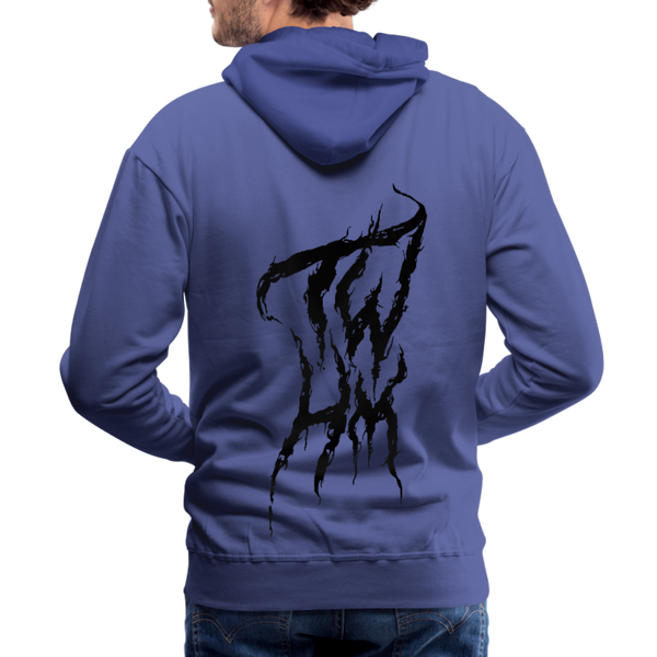 TWHM Fire Graffiti Black Letter Men’s Premium Hoodie - royalblue