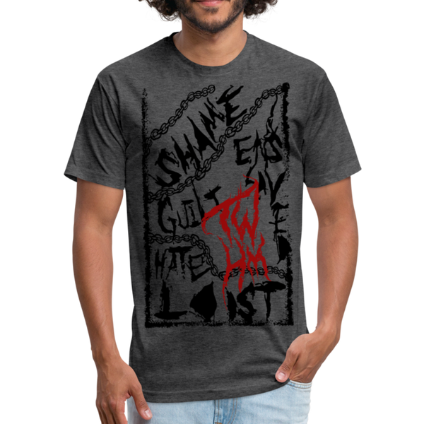 Transformed: Death Fitted Cotton/Poly T-Shirt by Next Level - heather black