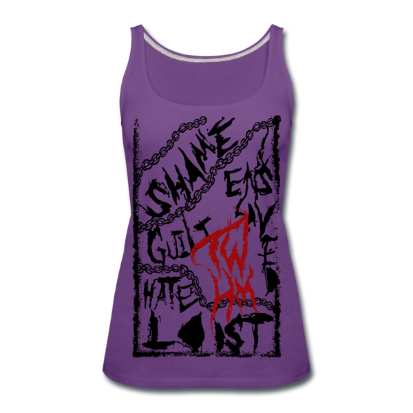 Transformed: Death Women’s Premium Tank Top - purple