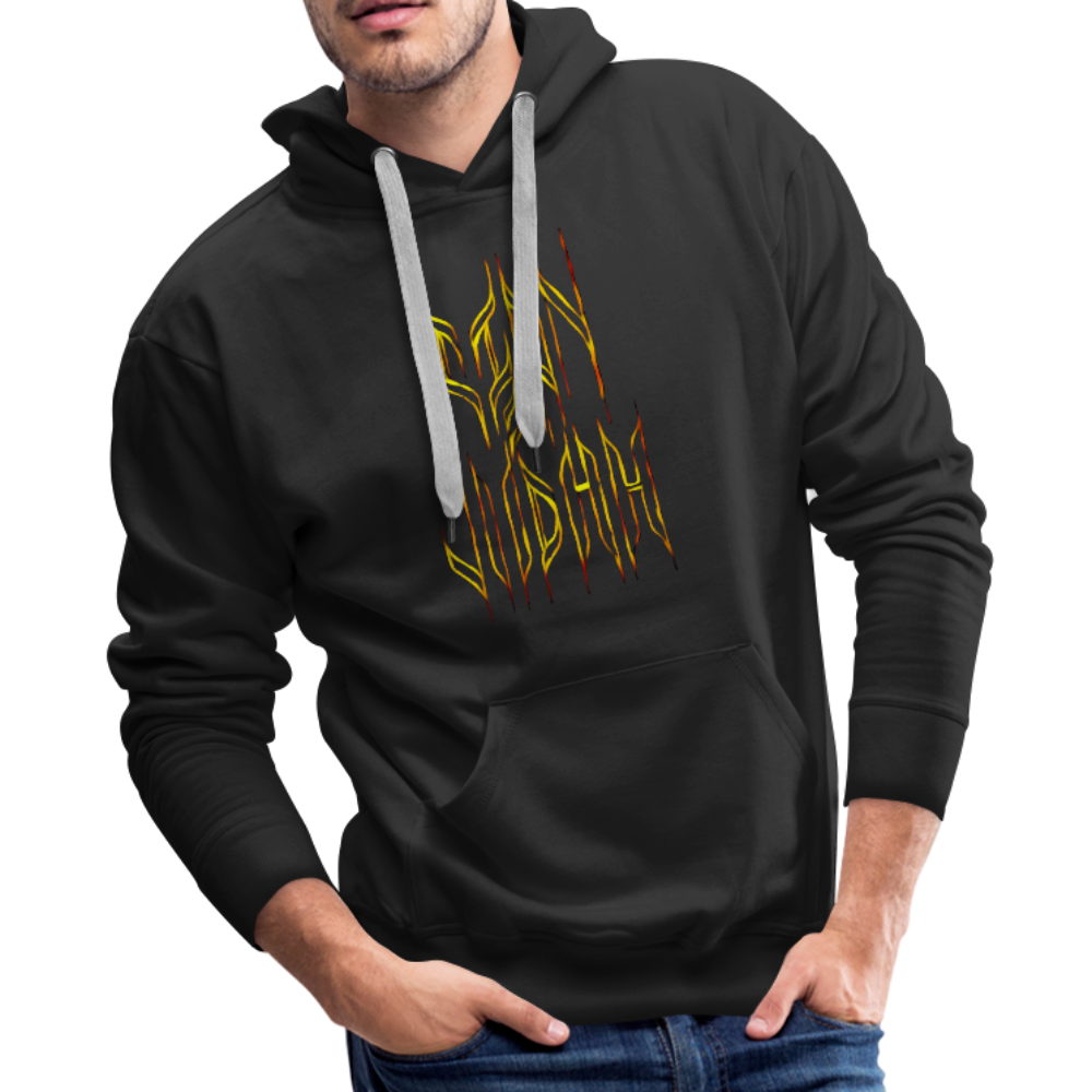 Lion Of Judah Tribal Gold Men’s Premium Hoodie - black