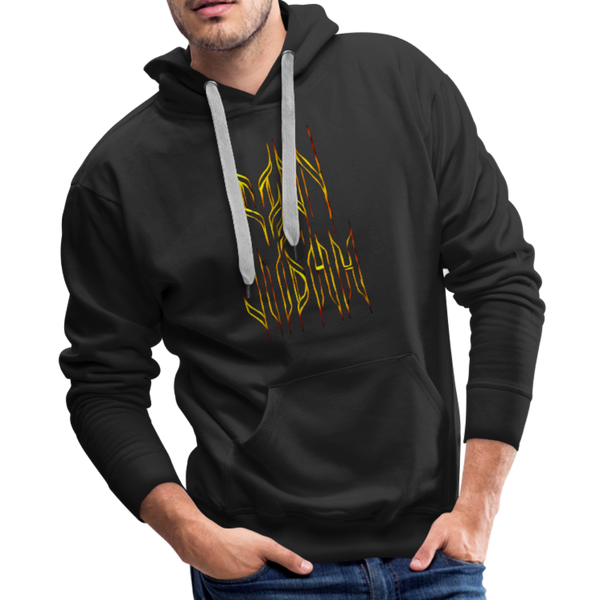 Lion Of Judah Tribal Gold Men’s Premium Hoodie - black