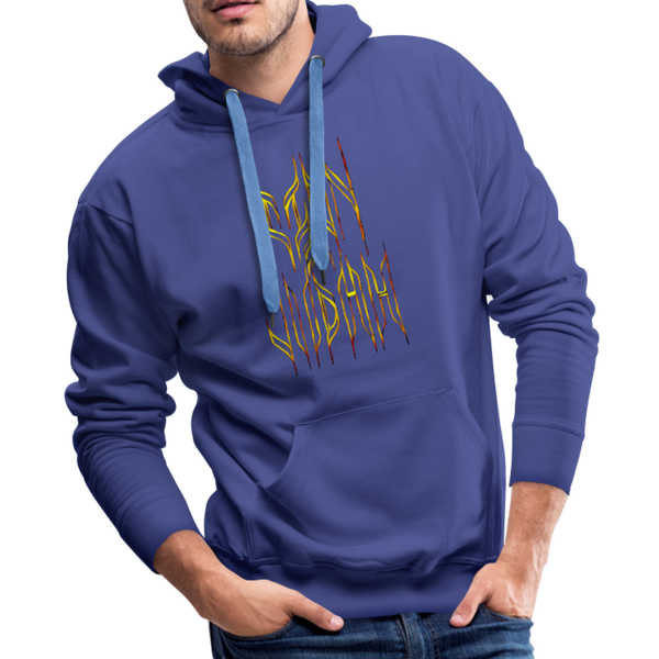 Lion Of Judah Tribal Gold Men’s Premium Hoodie - royalblue