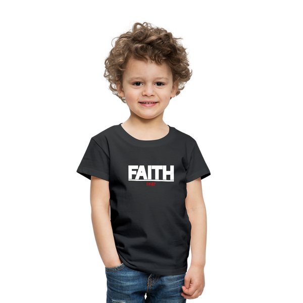 Faith Over fear Toddler Premium T-Shirt - black
