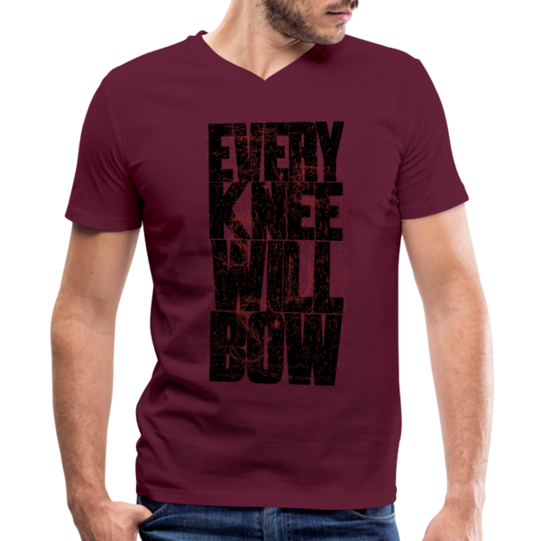 EKWB Original Men's V-Neck T-Shirt by Canvas - maroon