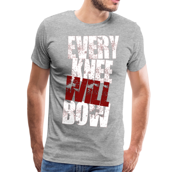 EKWB White Letter Men's Premium T-Shirt - heather gray