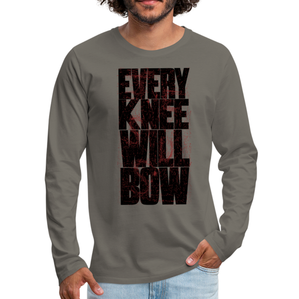 EKWB Original Men's Premium Long Sleeve T-Shirt - asphalt gray