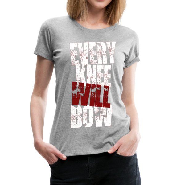 EKWB White Letter Women’s Premium T-Shirt - heather gray