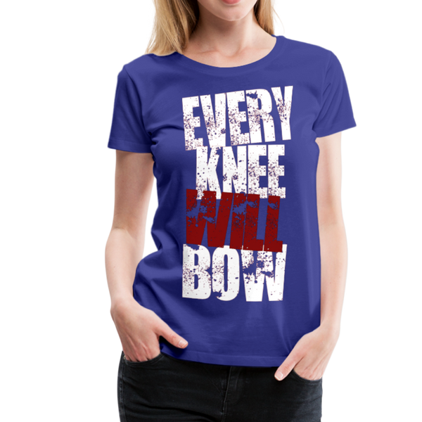 EKWB White Letter Women’s Premium T-Shirt - royal blue