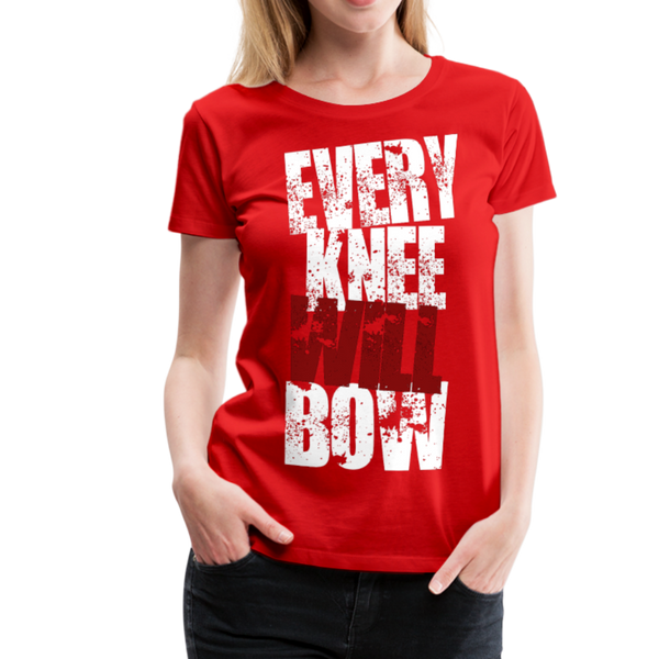 EKWB White Letter Women’s Premium T-Shirt - red