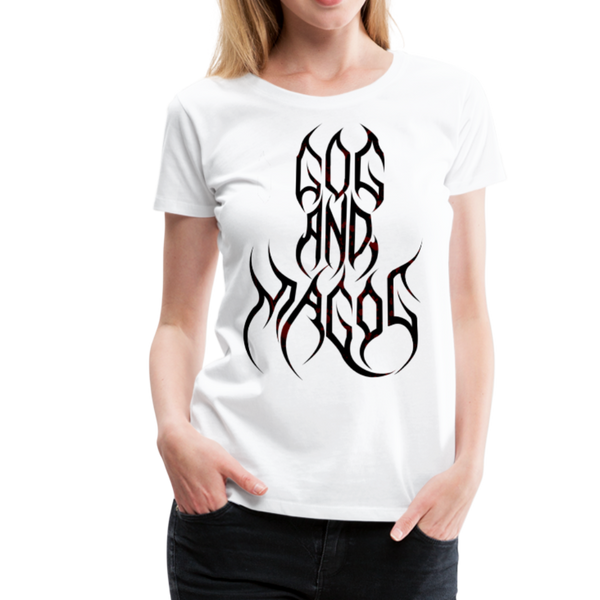 GAM Holy Rebellion Signature Women’s Premium T-Shirt - white