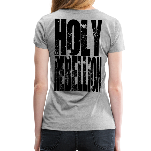 GAM Holy Rebellion Signature Women’s Premium T-Shirt - heather gray